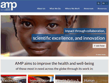 Tablet Screenshot of amp-vaccinology.org
